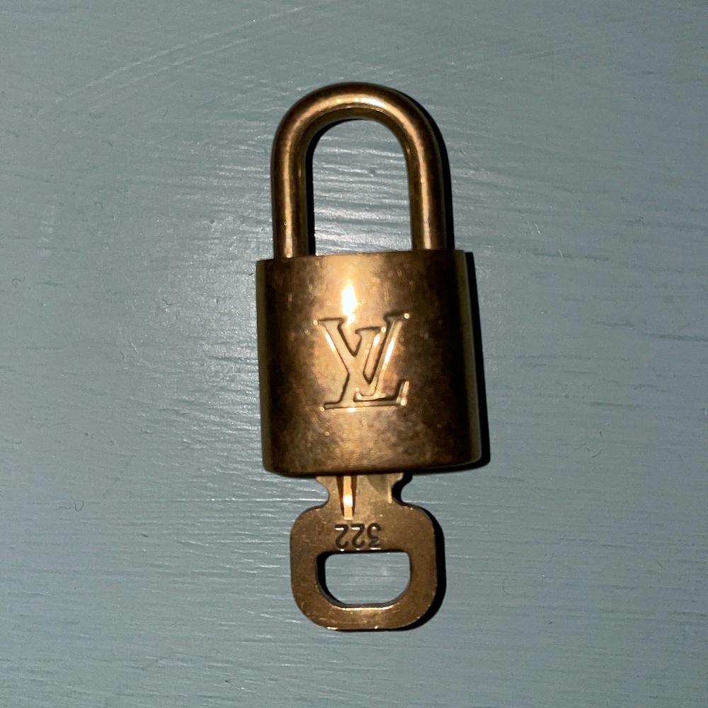 Louis Vuitton brass Lock with key